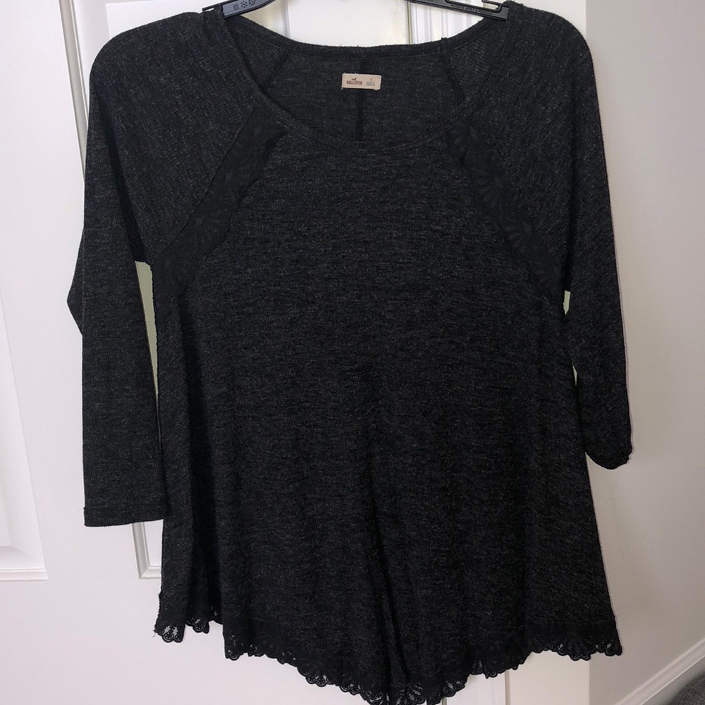 Cute Flow Charcoal Grey Shirt!!!